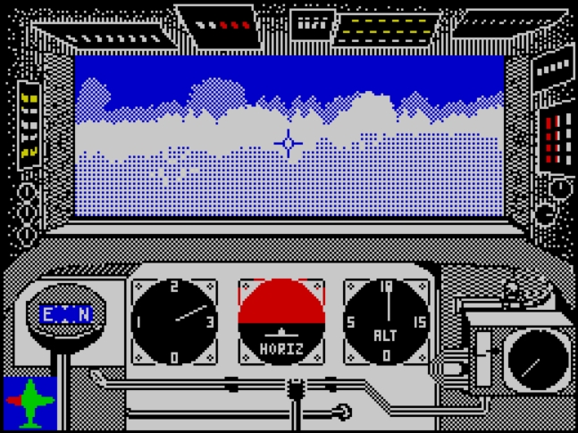 Ace of Aces - ZX Spectrum game screenshot (1987) by US Gold
